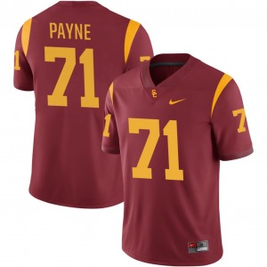 Men Alex Payne Cardinal USC Trojans #71 College Football Official Jersey 270461-817