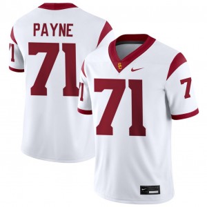 Men Alex Payne White USC Trojans #71 College Football Embroidery Jerseys 944306-516
