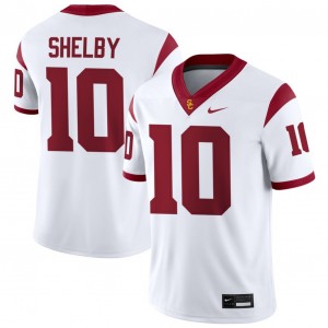 Men Braylan Shelby White USC Trojans #10 College Football 2025-26 Jerseys 970913-183
