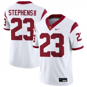 Mens Desman Stephens II White USC Trojans #23 College Football Player Jerseys 796564-842