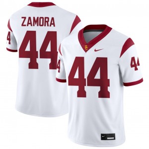 Men Josiah Zamora White USC Trojans #44 College Football Alumni Jerseys 482863-947