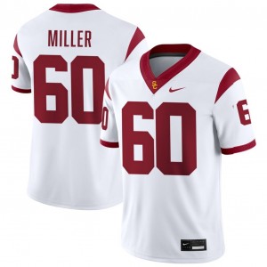 Men's Kaylon Miller White USC Trojans #60 College Football 2025-26 Jerseys 935476-221