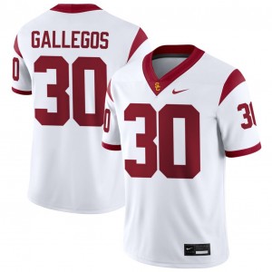 Mens Marquis Gallegos White USC Trojans #30 College Football 2025-26 Jersey 782052-852