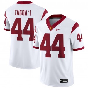 Men's Matai Tagoa'i White USC Trojans #44 College Football 2025-26 Jersey 376656-326