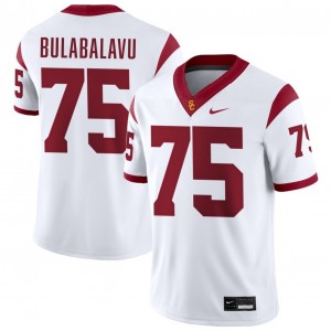 Men's Ratumana Bulabalavu White USC Trojans #75 College Football Alumni Jersey 248795-928