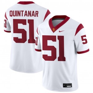 Men Ryan Quintanar White USC Trojans #51 College Football Embroidery Jersey 789210-815
