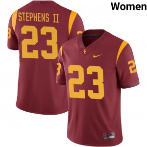 Women Desman Stephens II Cardinal USC Trojans #23 College Football 2025-26 Jersey 495441-983