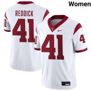 Women Kendarius Reddick White USC Trojans #41 College Football Alumni Jerseys 523292-138