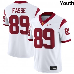Youth Collin Fasse White USC Trojans #89 College Football 2025-26 Jersey 713799-962