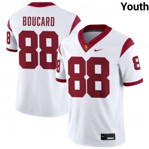 Youth Floyd Boucard White USC Trojans #88 College Football Alumni Jersey 326133-645