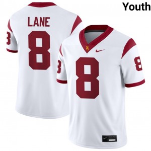 Youth Ja'Kobi Lane White USC Trojans #8 College Football Alumni Jerseys 198189-310