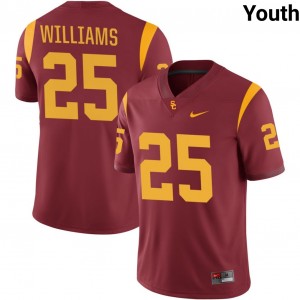 Youth Marcelles Williams Cardinal USC Trojans #25 College Football Limited Jerseys 673416-949
