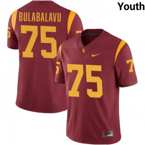 Youth Ratumana Bulabalavu Cardinal USC Trojans #75 College Football Game Jerseys 304997-462
