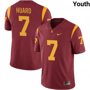 Youth Sam Huard Cardinal USC Trojans #7 College Football Replica Jerseys 871910-352