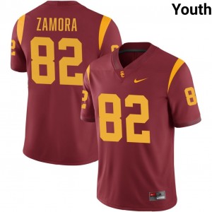 Youth Seth Zamora Cardinal USC Trojans #82 College Football Game Jerseys 525759-924