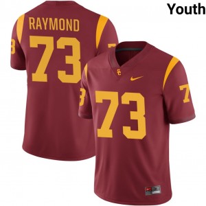 Youth Tobias Raymond Cardinal USC Trojans #73 College Football Player Jerseys 259656-826