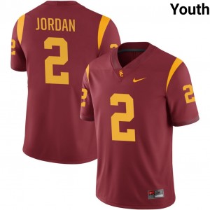 Youth Waymond Jordan Cardinal USC Trojans #2 College Football 2025-26 Jerseys 600702-617